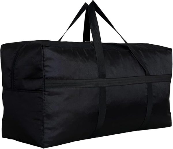 Extra Large Storage Duffle Bag with Zippers and Handles, Big Foldable Duffle Bag for Travel - Image 7