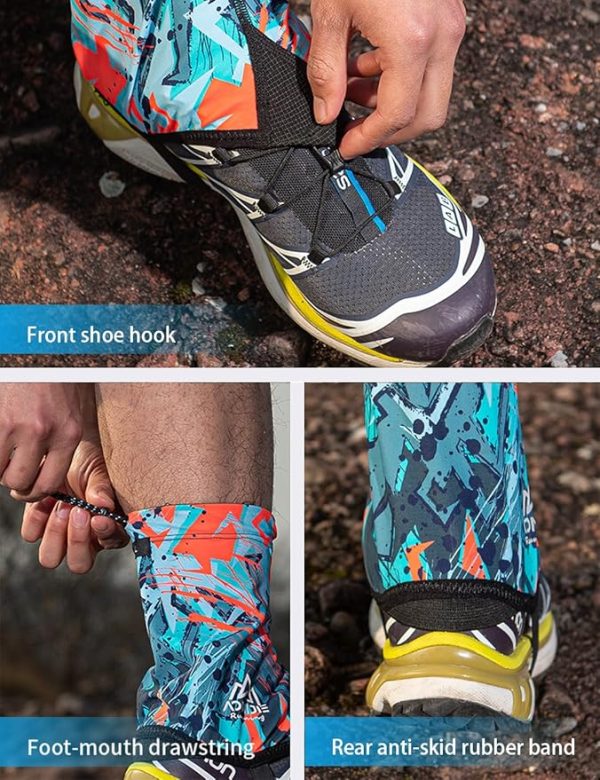 Trail Gaiters Low Shoes Gators for Hiking Boots Breathable Boots Gators for Running - Image 5